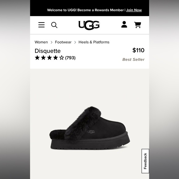 Size 9 UGG Platform Disquette - Picture 9 of 9